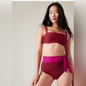 Athleta Alicia Keys Daybreak Tie bikini bottom